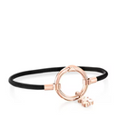 Pulseira de Prata Vermeil Rosa