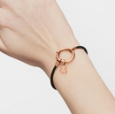 Pulseira de Prata Vermeil Rosa