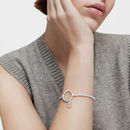 Pulseira de Prata Vermeil Rosa