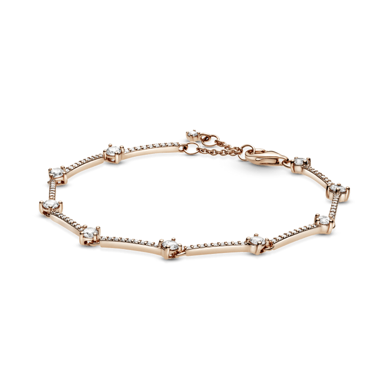 Pulseira com Barra Brilhante