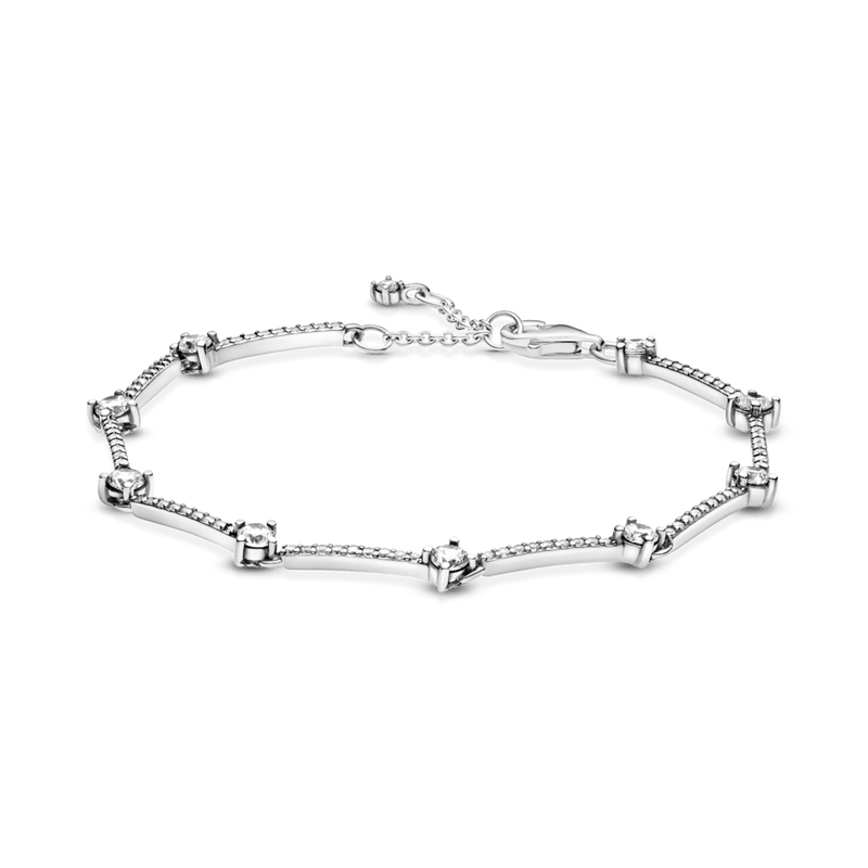 Pulseira com Barra Brilhante