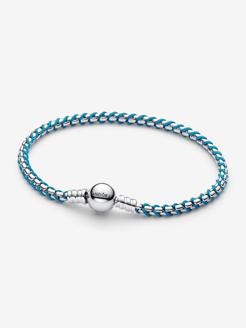 Pulseira de Cordão Azul