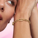 Pulseira de Corrente de Link Fino