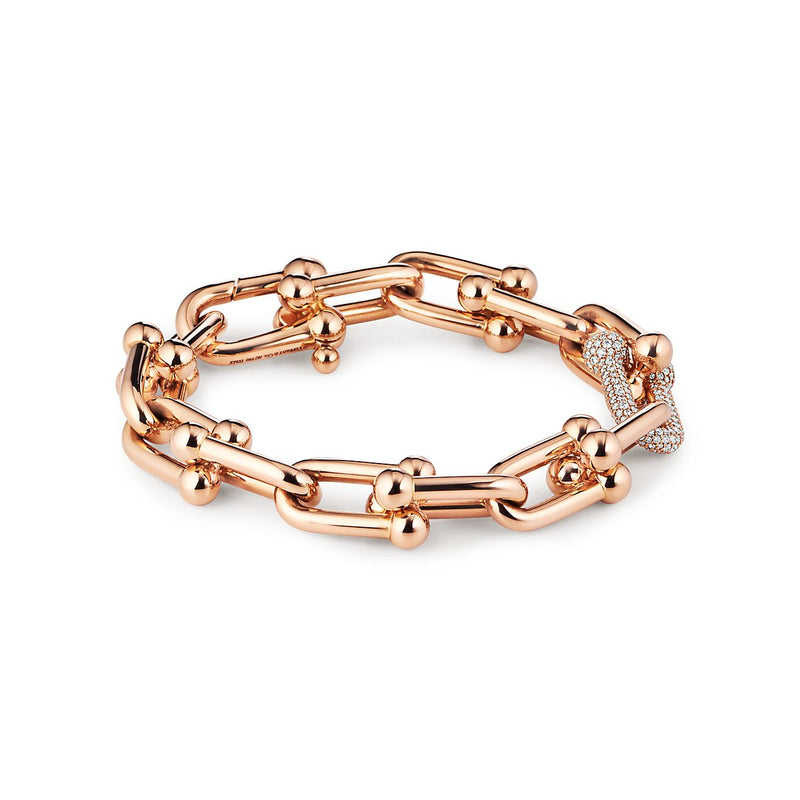Pulseira de Elos com Brilhantes