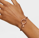 Pulseira de Prata Vermeil Rosa