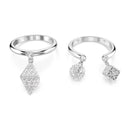 Anéis Geométricos Brilhantes - Aphrodite Joias