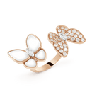 Anel Between The Finger Duas Borboletas - Aphrodite Joias