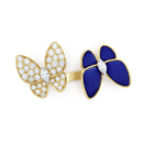 Anel Between The Finger Duas Borboletas - Aphrodite Joias