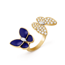 Anel Between The Finger Duas Borboletas - Aphrodite Joias