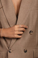 Anel Empalhável Brilhante - Aphrodite Joias