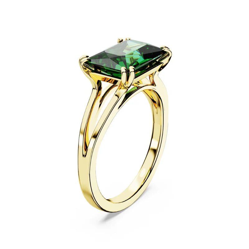 Anel Matrix Elegância Verde - Aphrodite Joias