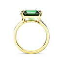 Anel Matrix Elegância Verde - Aphrodite Joias