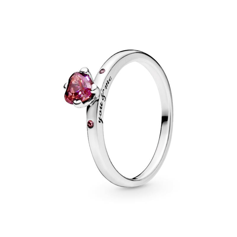 Anel Pink Love " You & Me " Pandora 