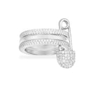 Anel Triplo Alfinete - Aphrodite Joias