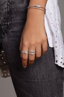 Anel Triplo com Aros Deslizantes - Aphrodite Joias