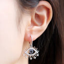 Brinco Assimetrico Olho da Sorte - Aphrodite Joias