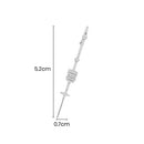 Brinco de Barra Única - Aphrodite Joias