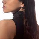 Brinco Único Coração em Barra - Aphrodite Joias