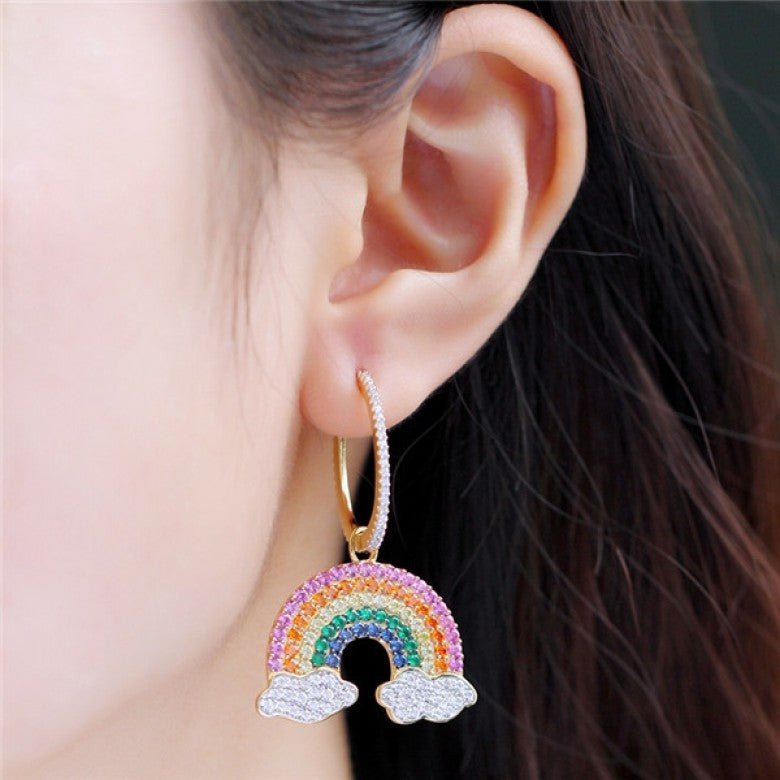 Brincos Arco Iris - Aphrodite Joias