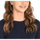 Brincos Cisne Brilho de Cristal - Aphrodite Joias