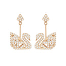 Brincos Cisne Facet - Aphrodite Joias