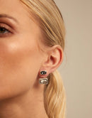 Brincos com Cristais Quadrado - Aphrodite Joias