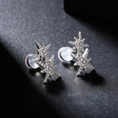 Brincos Estrelas Duplas - Aphrodite Joias