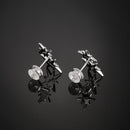 Brincos Estrelas Duplas - Aphrodite Joias