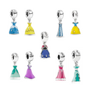 Charms Pendentes Vestidos Princesas - Wayne  Joias