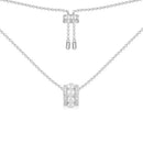 Colar Ajustável de Argola Dupla com Pérolas - Aphrodite Joias