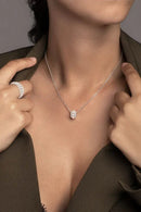 Colar Ajustável de Argola Dupla com Pérolas - Aphrodite Joias