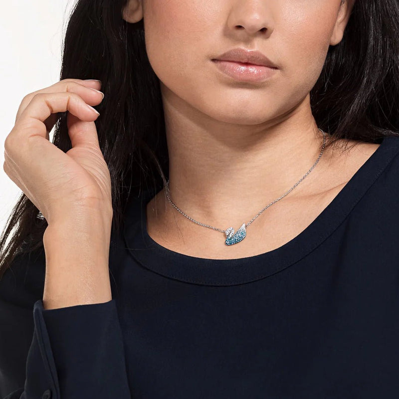 Colar Cisne Azul - Aphrodite Joias
