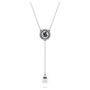 Colar Cisne e Perola em Y - Aphrodite Joias