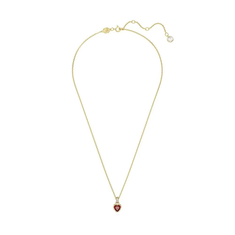 Colar Coração Vermelho Stilla - Aphrodite Joias