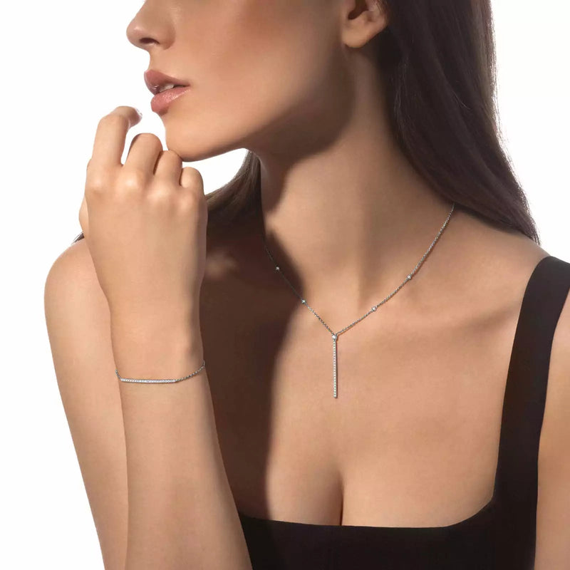 Colar Gatsby Vertical - Aphrodite Joias