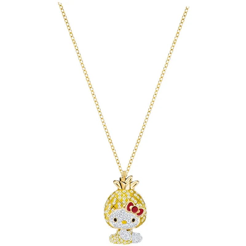 Colar Hello Kitty Abacaxi - Aphrodite Joias