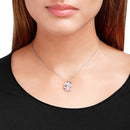 Colar Hello Kitty Coração Rosa - Aphrodite Joias