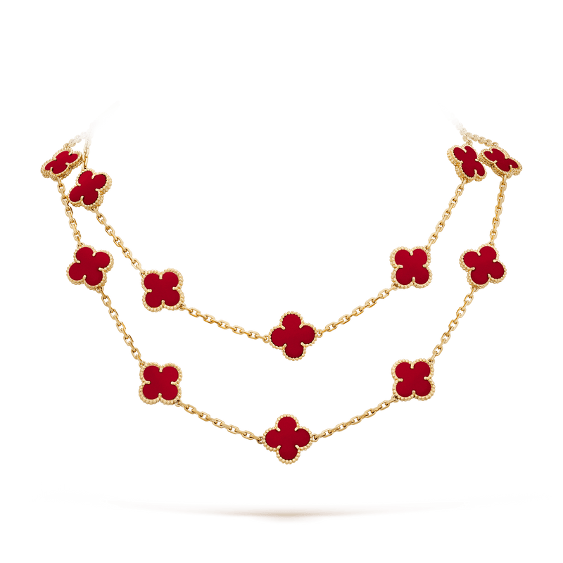 Colar longo Vintage Alhambra 20 Trevos - Aphrodite Joias