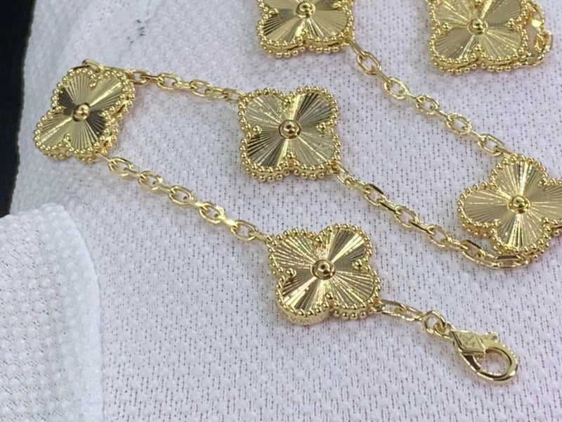 Colar Vintage Alhambra 10 Trevos Shine - Aphrodite Joias