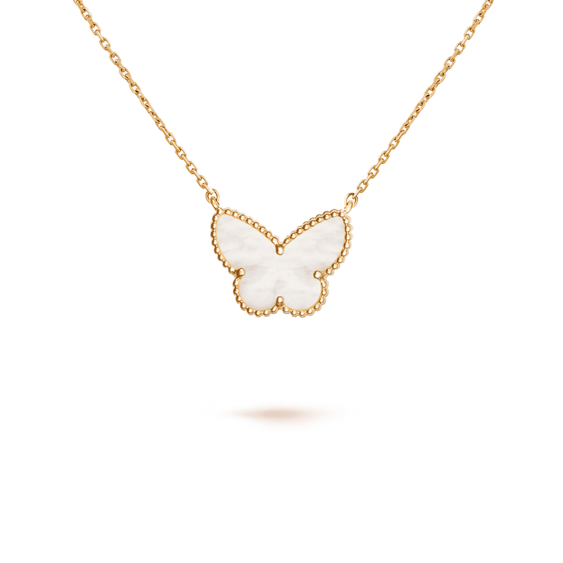Colar Vintage Alhambra Lucky Butterfly Cream - Aphrodite Joias