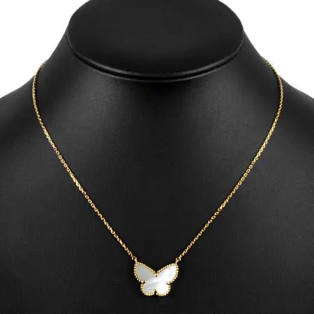 Colar Vintage Alhambra Lucky Butterfly Cream - Aphrodite Joias