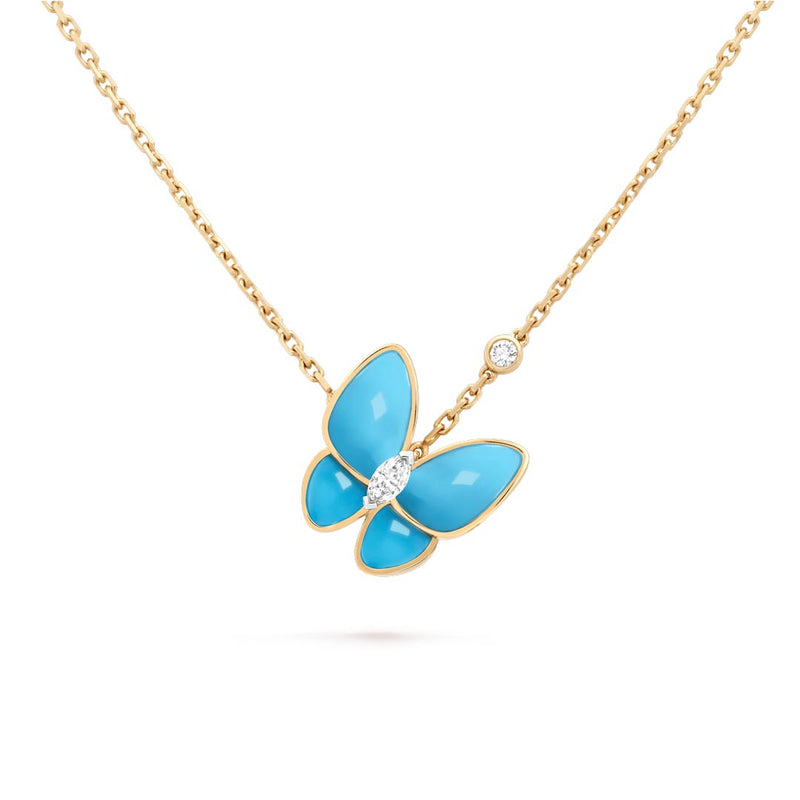 Colar Two Butterfly