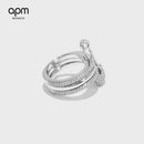 Anel Triplo Alfinete