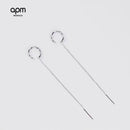 Brincos de Pressão com Corrente