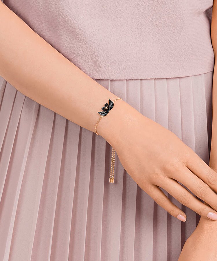Pulseira Ajustavel Cisne - Aphrodite Joias