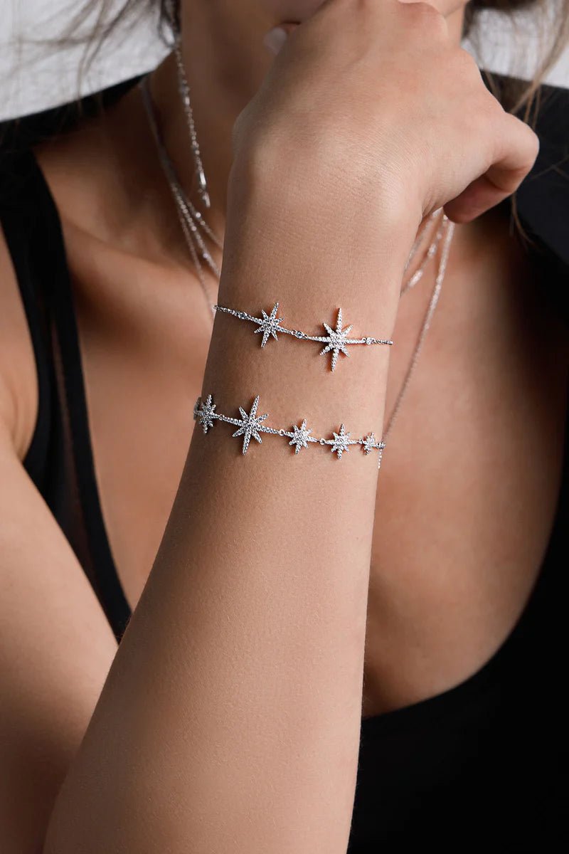 Pulseira Ajustável Multi - Météorites - Aphrodite Joias