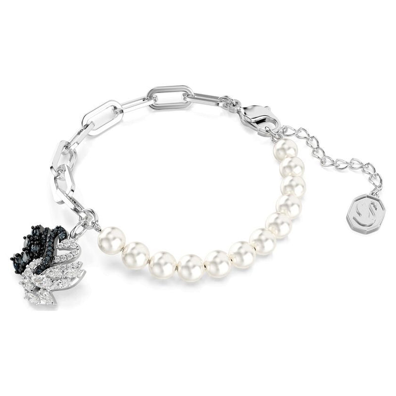 Pulseira Amor dos Cisne e Perolas - Aphrodite Joias