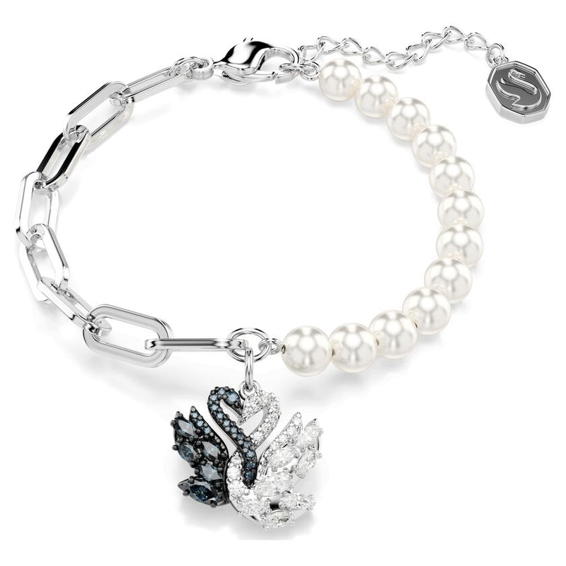 Pulseira Amor dos Cisne e Perolas - Aphrodite Joias