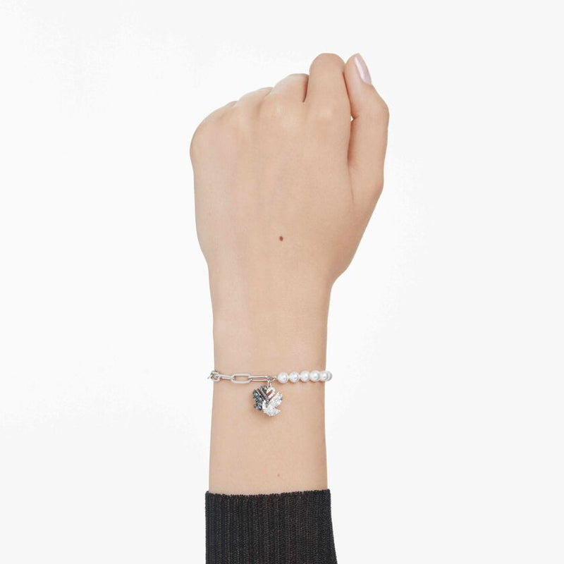 Pulseira Amor dos Cisne e Perolas - Aphrodite Joias