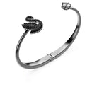 Pulseira Cisne Negro Brilhante - Aphrodite Joias